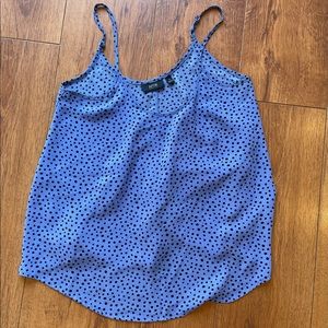 Blue Polka Dot Tank